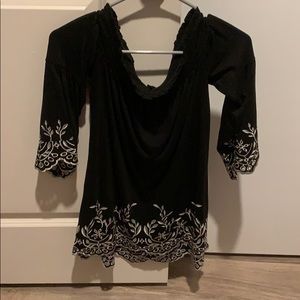 White House Black Market off the shoulder top